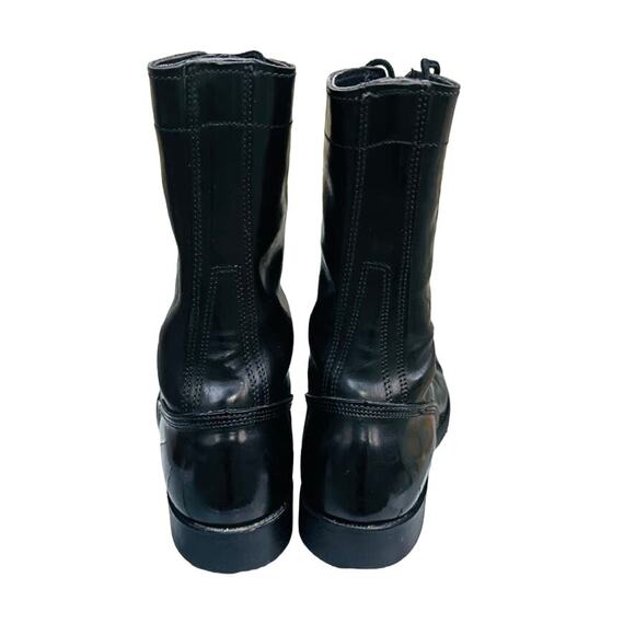 CORCORAN JUMP BOOTS 1500 8.5 Black Leather Cap Toe Paratrooper Vintage Military - Picture 9 of 13
